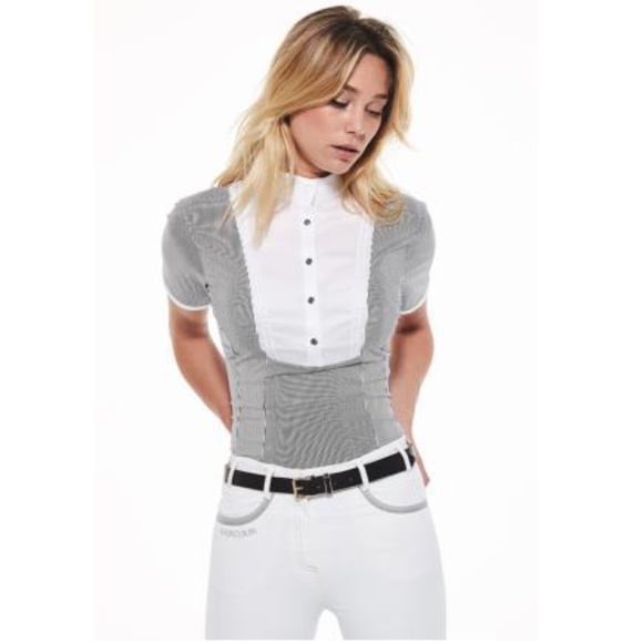HARCOUR Tops - HARCOUR CRYSTIE SHORT SLEEVE COMPETITION SHIRT